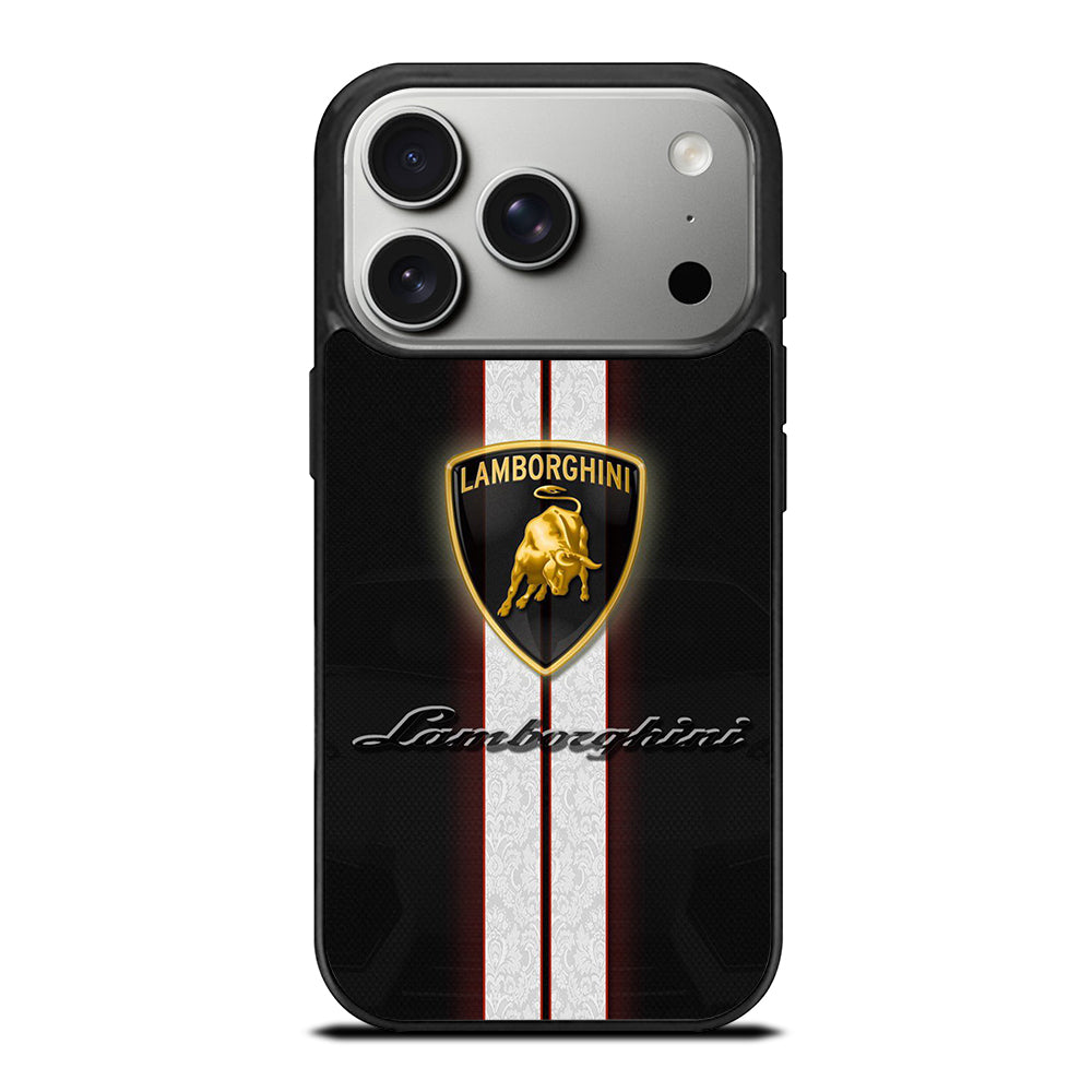 LAMBORGHINI STRIPE LOGO iPhone 17 Pro Case Cover
