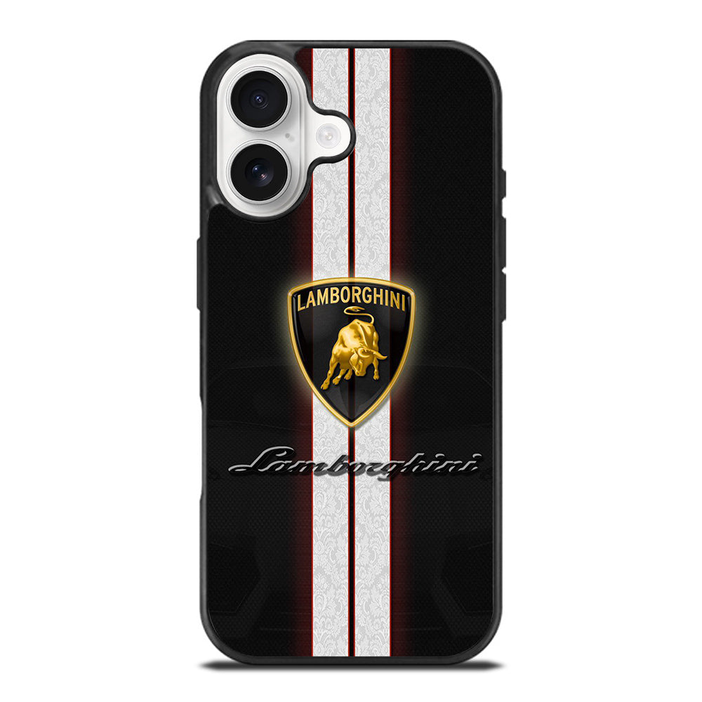 LAMBORGHINI STRIPE LOGO iPhone 17 Case Cover