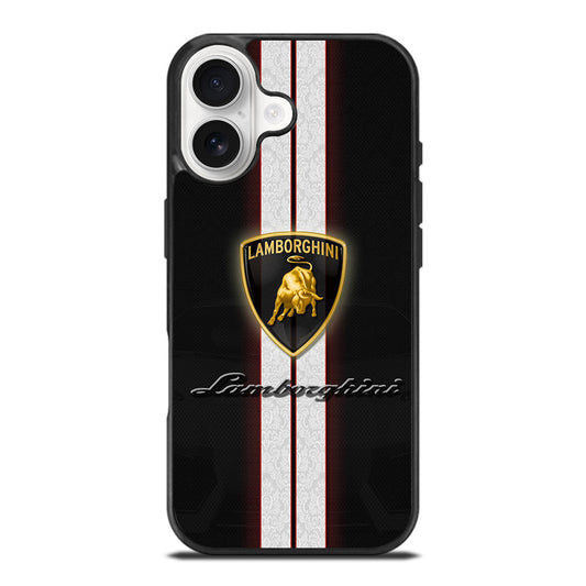 LAMBORGHINI STRIPE LOGO iPhone 17 Case Cover