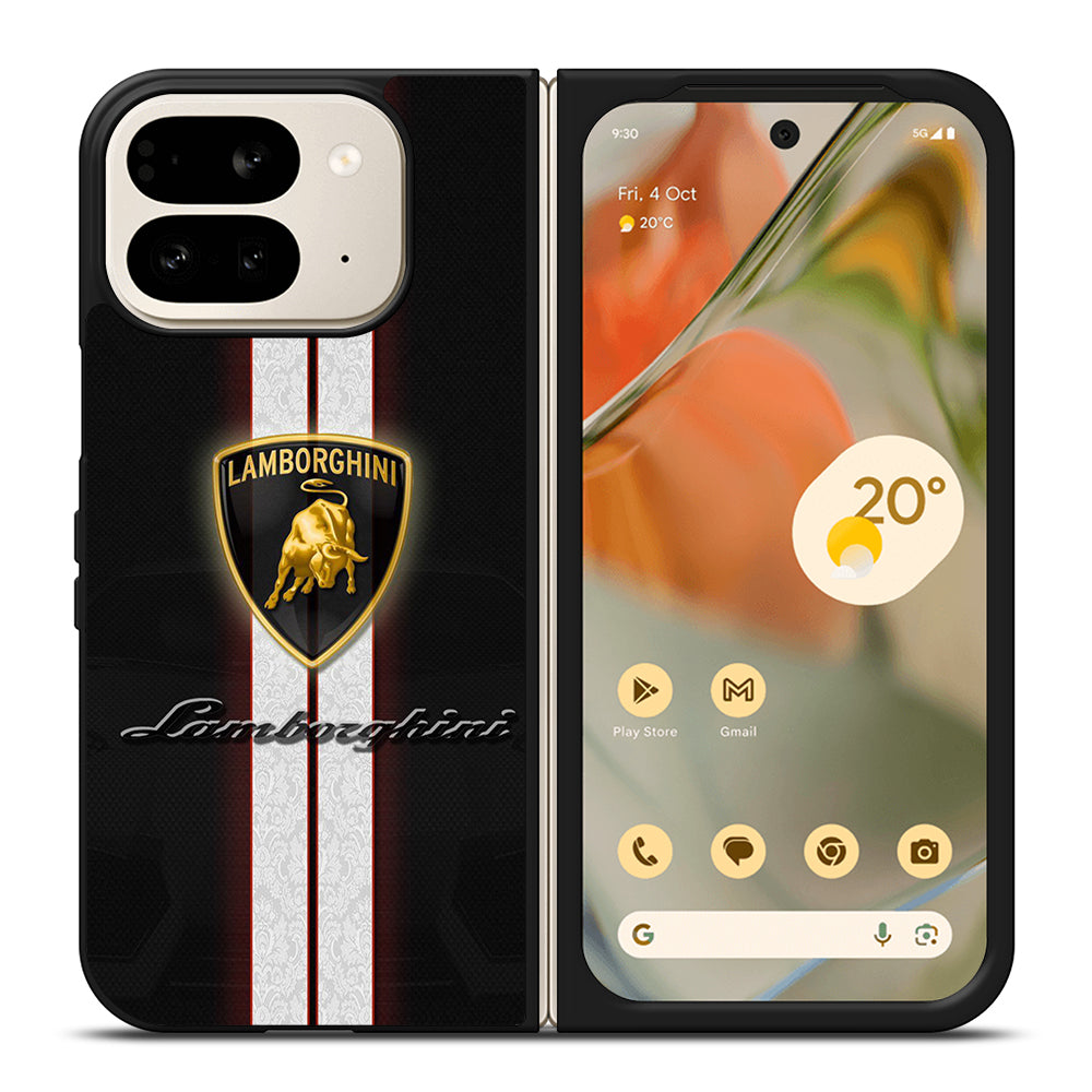 LAMBORGHINI STRIPE LOGO Google Pixel 9 Pro Fold Case Cover