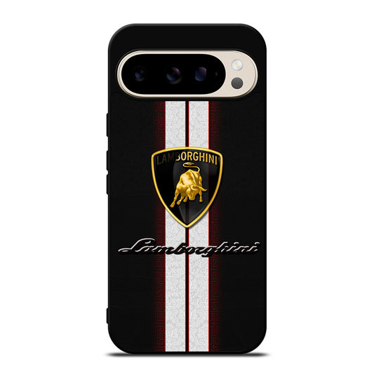 LAMBORGHINI WHITE STRIPE LOGO Google Pixel 9 Pro Case Cover