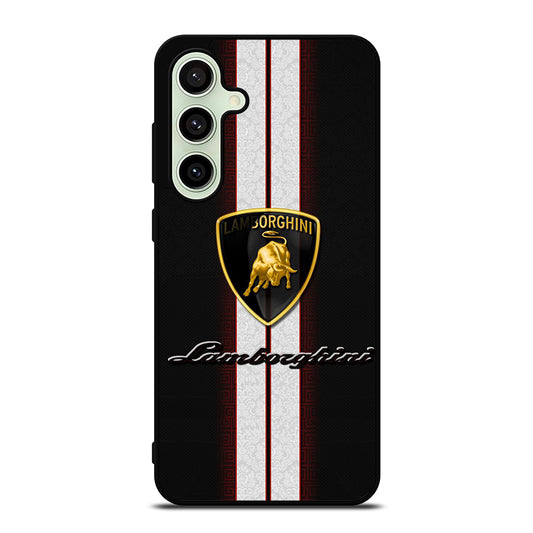 LAMBORGHINI WHITE STRIPE LOGO Samsung Galaxy S24 FE Case Cover