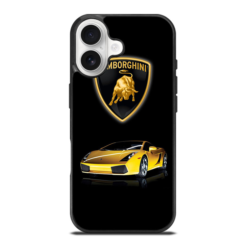 LAMBORGHINI YELLOW CAR LOGO iPhone 17 Case Cover