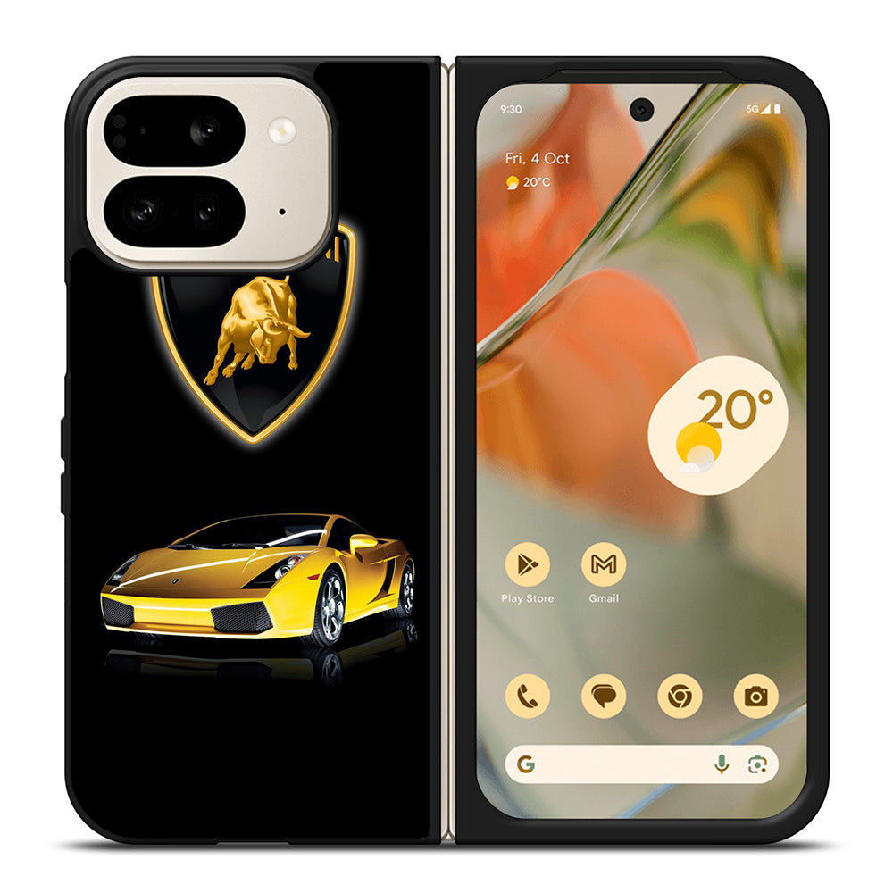 LAMBORGHINI YELLOW CAR LOGO Google Pixel 9 Pro Fold Case Cover