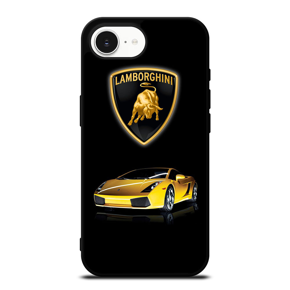 LAMBORGHINI YELLOW CAR LOGO iPhone 16e Case Cover