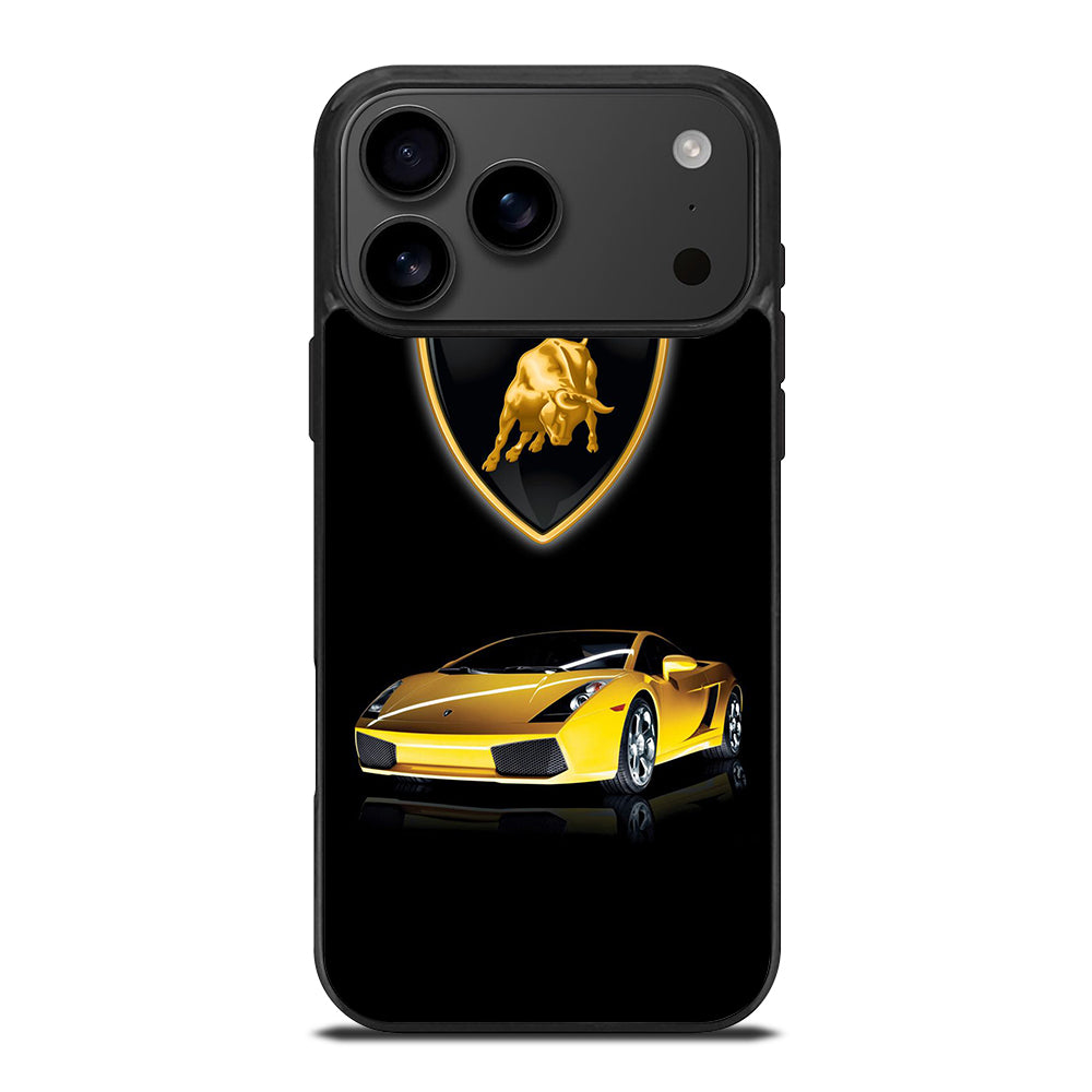 LAMBORGHINI YELLOW CAR LOGO iPhone 17 Pro Max Case Cover
