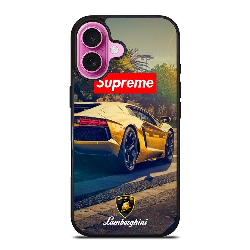 LAMBORGHINI YELLOW CAR iPhone 16 Plus Case Cover