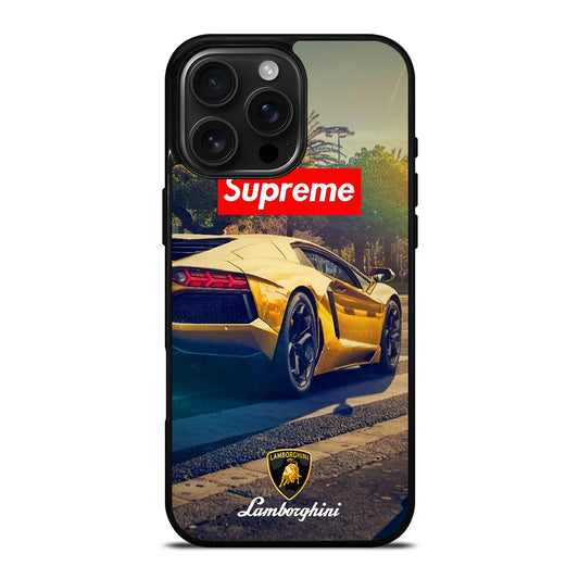 LAMBORGHINI YELLOW CAR iPhone 16 Pro Max Case Cover