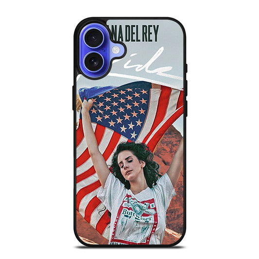 LANA DEL REY AMERICAN FLAG iPhone 16 Case Cover