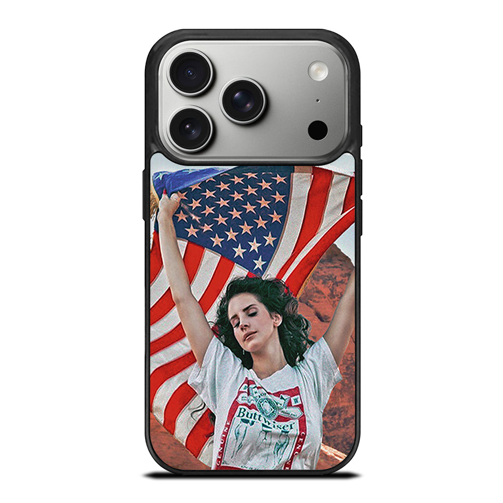 LANA DEL REY AMERICAN FLAG iPhone 17 Pro Case Cover