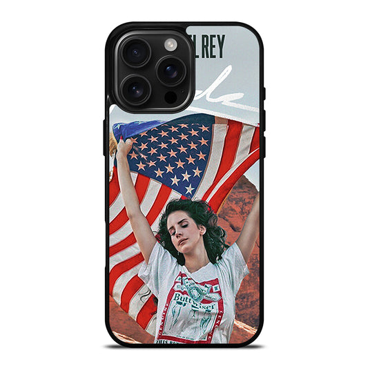 LANA DEL REY AMERICAN FLAG iPhone 16 Pro Max Case Cover