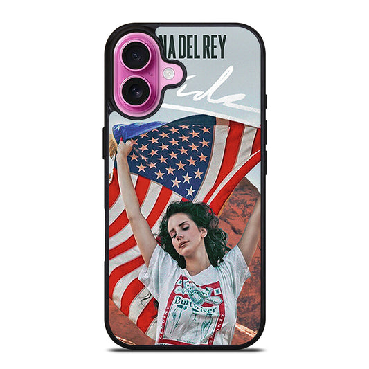 LANA DEL REY AMERICAN FLAG iPhone 16 Plus Case Cover