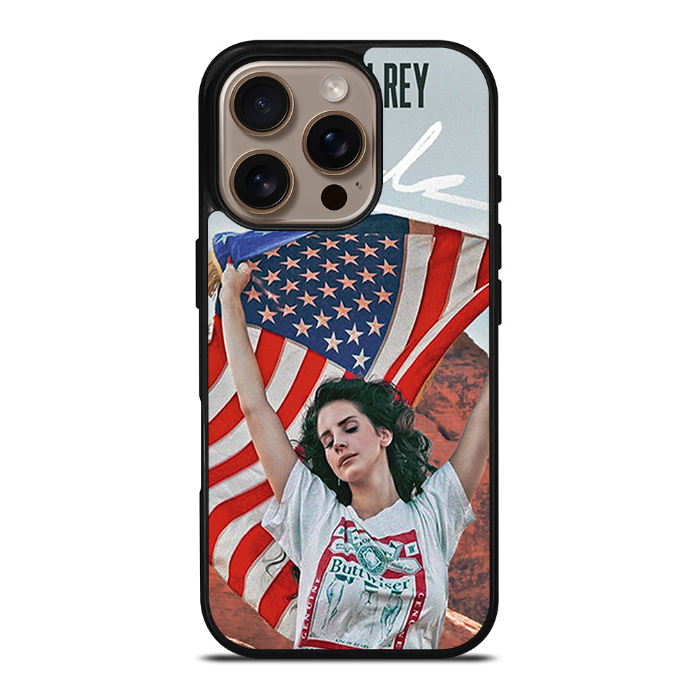 LANA DEL REY AMERICAN FLAG iPhone 16 Pro Case Cover