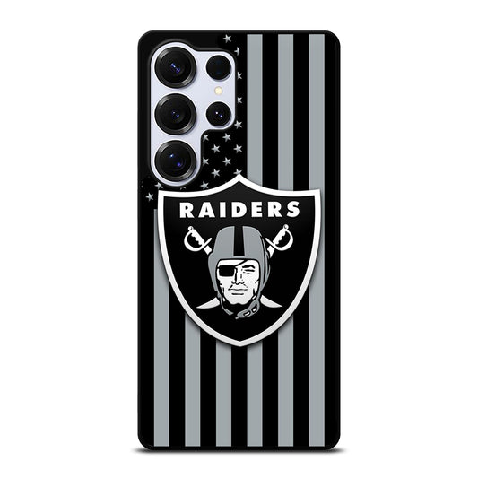 LAS VEGAS RAIDERS AMERICAN FLAG LOGO Samsung Galaxy S25 Ultra Case Cover