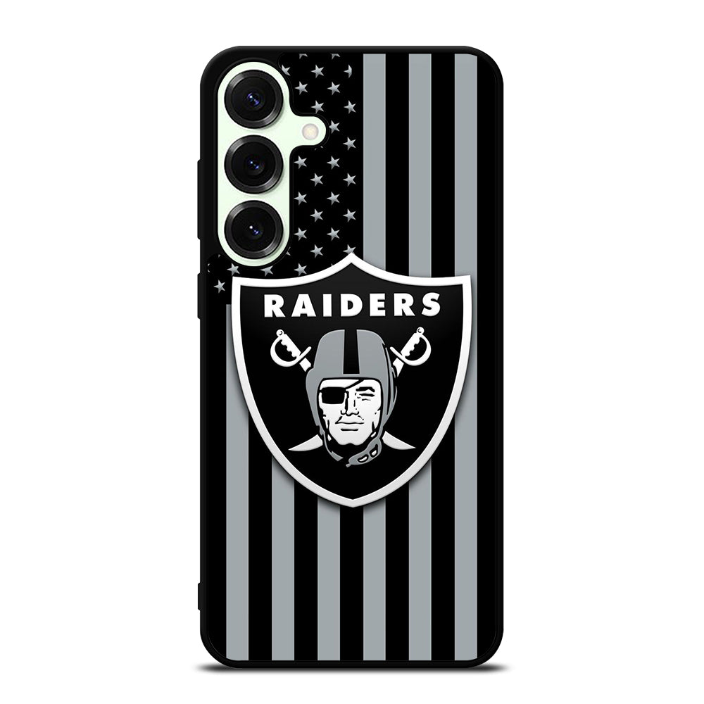 LAS VEGAS RAIDERS AMERICAN FLAG LOGO Samsung Galaxy S25 Plus Case Cover