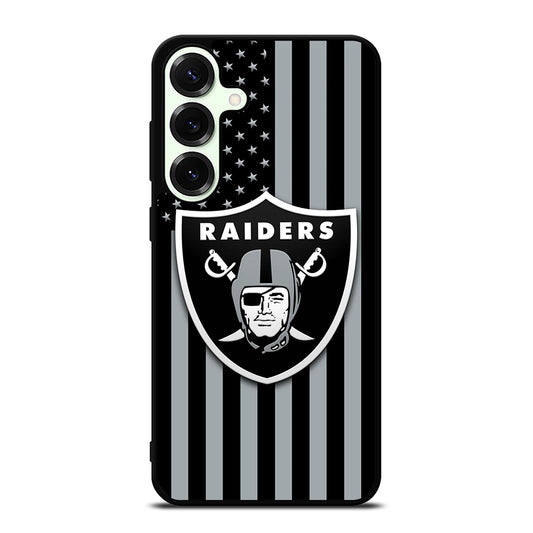 LAS VEGAS RAIDERS AMERICAN FLAG LOGO Samsung Galaxy S25 Plus Case Cover