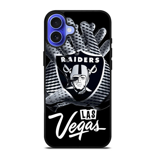 LAS VEGAS RAIDERS GLOVES iPhone 16 Case Cover