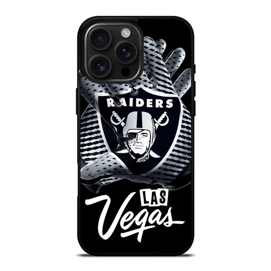 LAS VEGAS RAIDERS GLOVES iPhone 16 Pro Max Case Cover