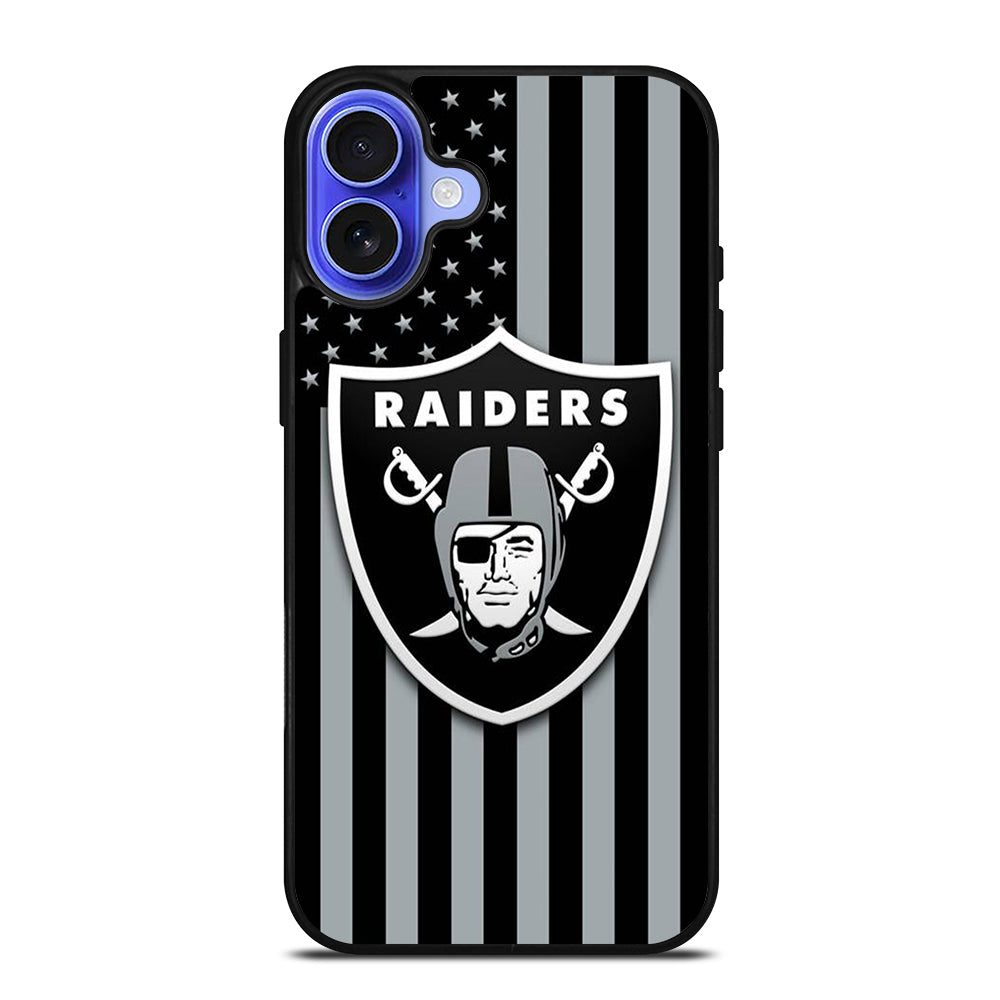 LAS VEGAS RAIDERS NFL LOGO 3 iPhone 16 Case Cover