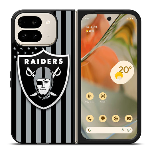 LAS VEGAS RAIDERS NFL LOGO 3 Google Pixel 9 Pro Fold Case Cover