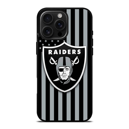 LAS VEGAS RAIDERS NFL LOGO 3 iPhone 16 Pro Max Case Cover