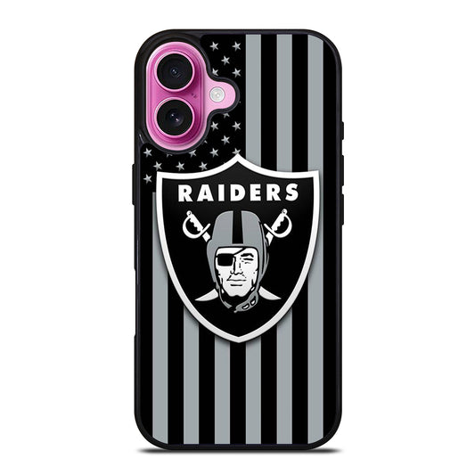 LAS VEGAS RAIDERS NFL LOGO 3 iPhone 16 Plus Case Cover