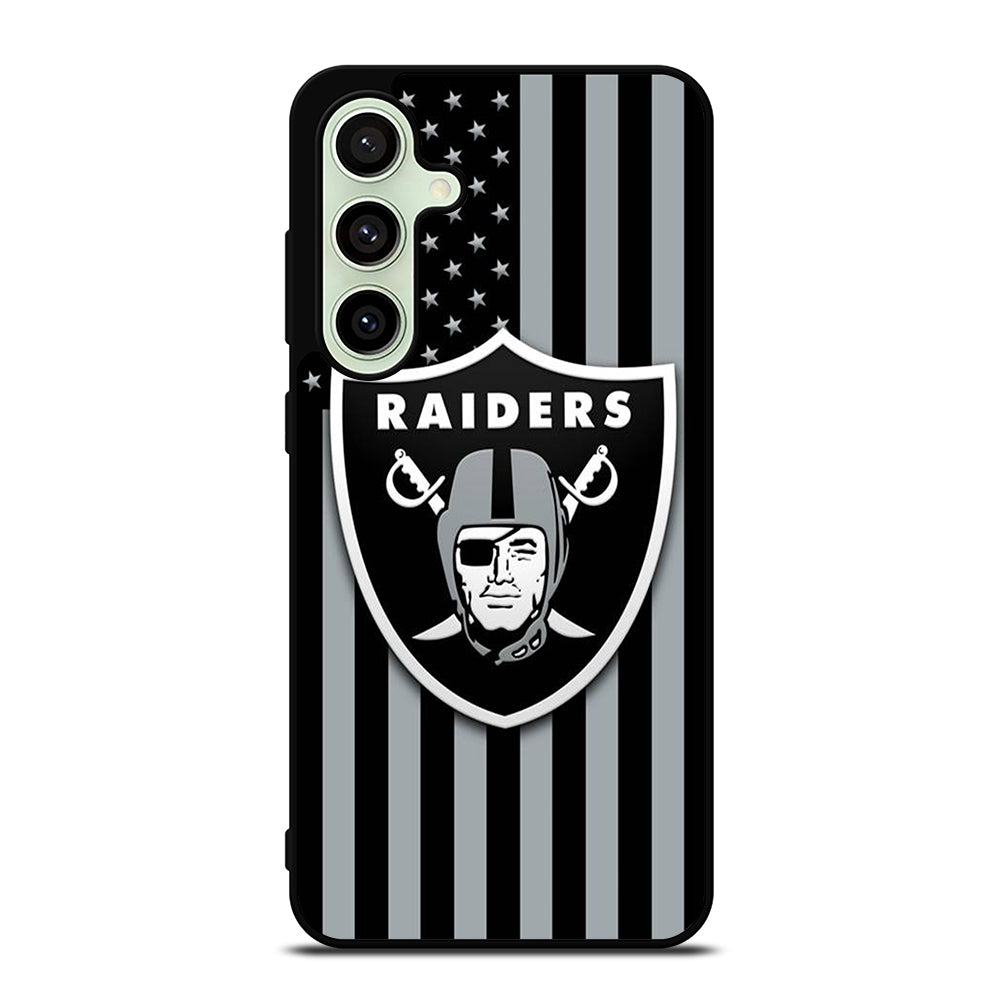 LAS VEGAS RAIDERS NFL LOGO 3 Samsung Galaxy S24 FE Case Cover