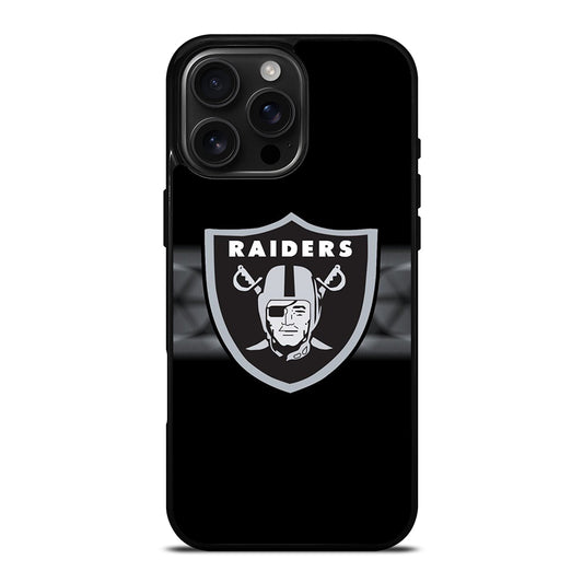 LAS VEGAS RAIDERS NFL LOGO iPhone 16 Pro Max Case Cover