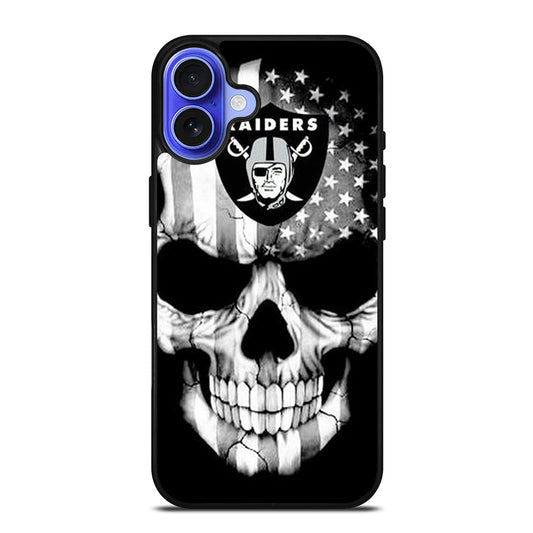 LAS VEGAS RAIDERS SKULL LOGO iPhone 16 Case Cover