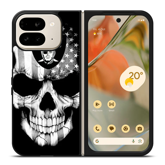 LAS VEGAS RAIDERS SKULL LOGO Google Pixel 9 Pro Fold Case Cover