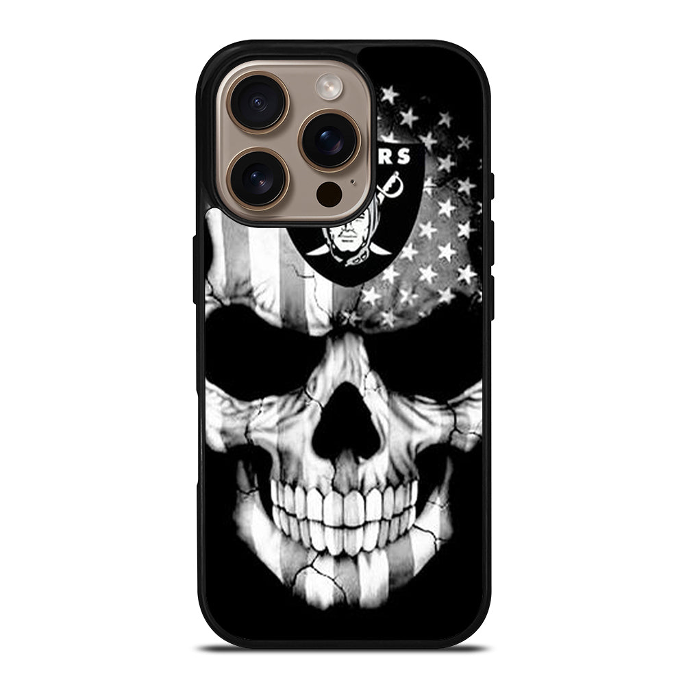 LAS VEGAS RAIDERS SKULL LOGO iPhone 16 Pro Case Cover