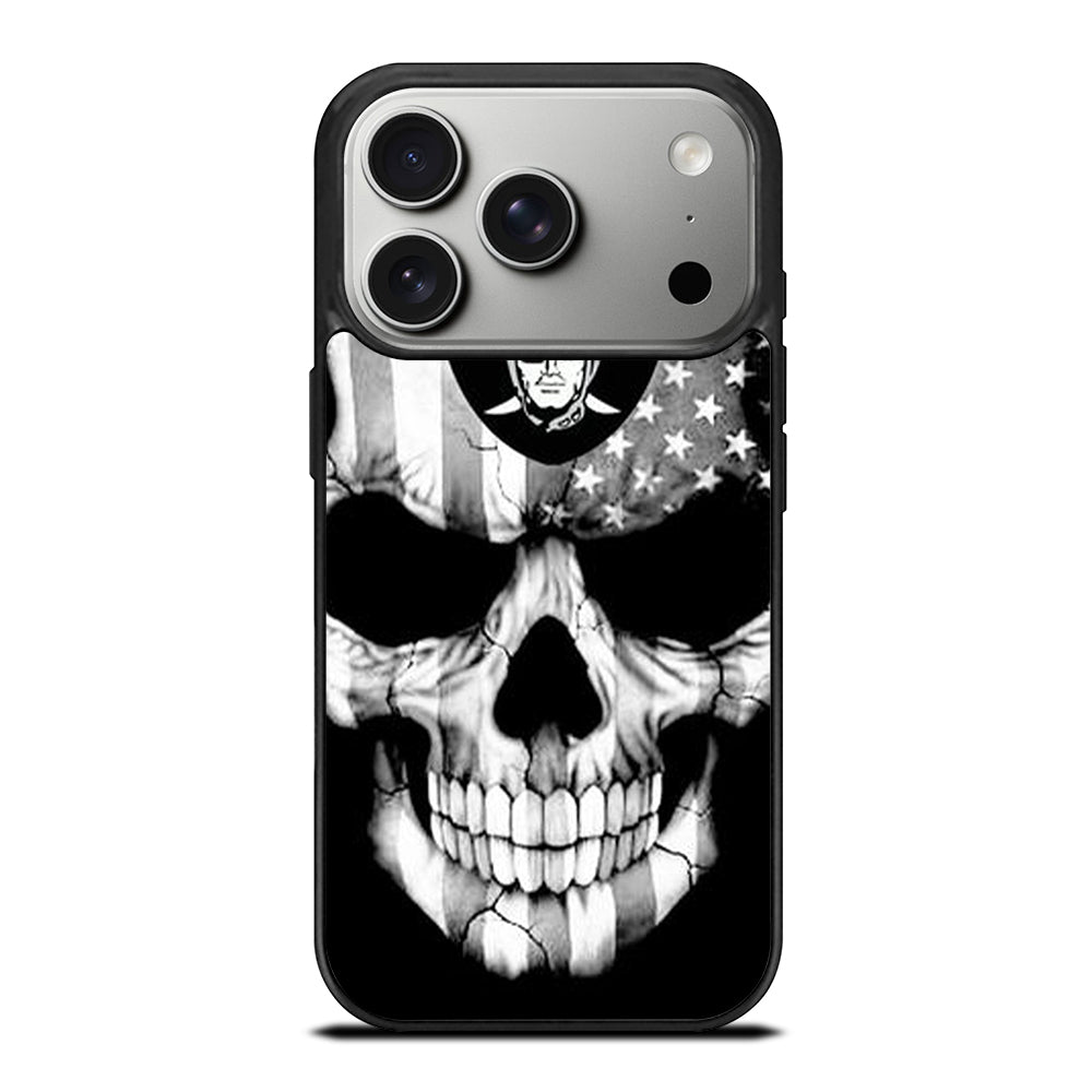 LAS VEGAS RAIDERS SKULL LOGO iPhone 17 Pro Case Cover
