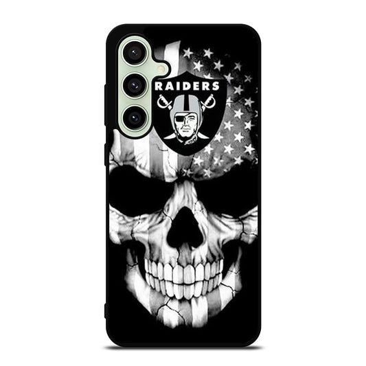 LAS VEGAS RAIDERS SKULL LOGO Samsung Galaxy S24 FE Case Cover