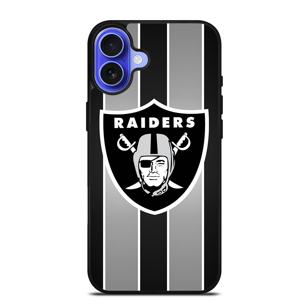 LAS VEGAS RAIDERS STRIPE iPhone 16 Case Cover