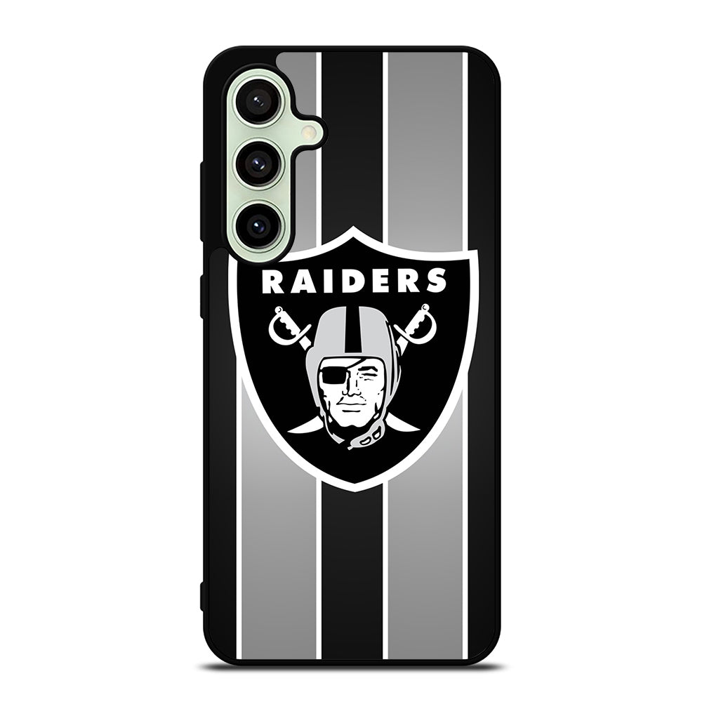 LAS VEGAS RAIDERS STRIPE Samsung Galaxy S24 FE Case Cover