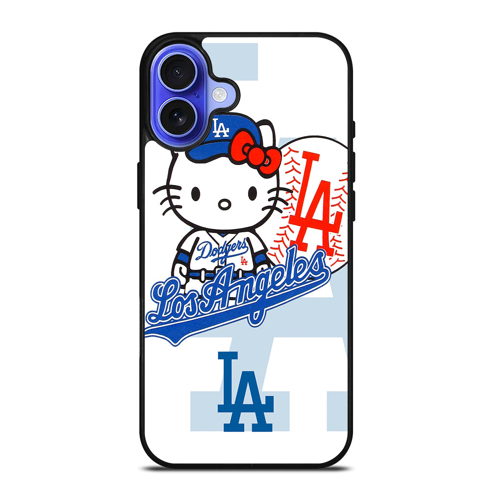 LA DODGERS HELLO KITTY MLB 1 iPhone 16 Case Cover