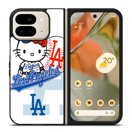 LA DODGERS HELLO KITTY MLB 1 Google Pixel 9 Pro Fold Case Cover