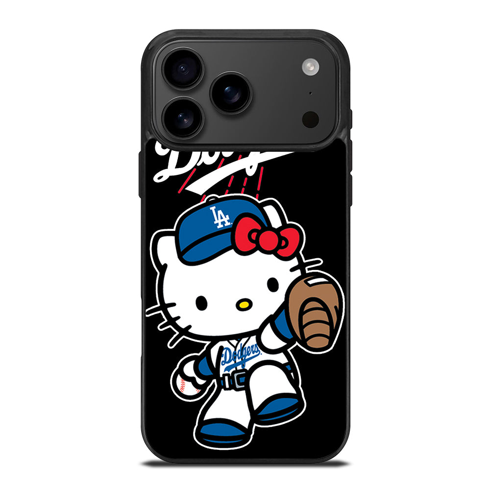 LA DODGERS HELLO KITTY MLB 2 iPhone 17 Pro Max Case Cover