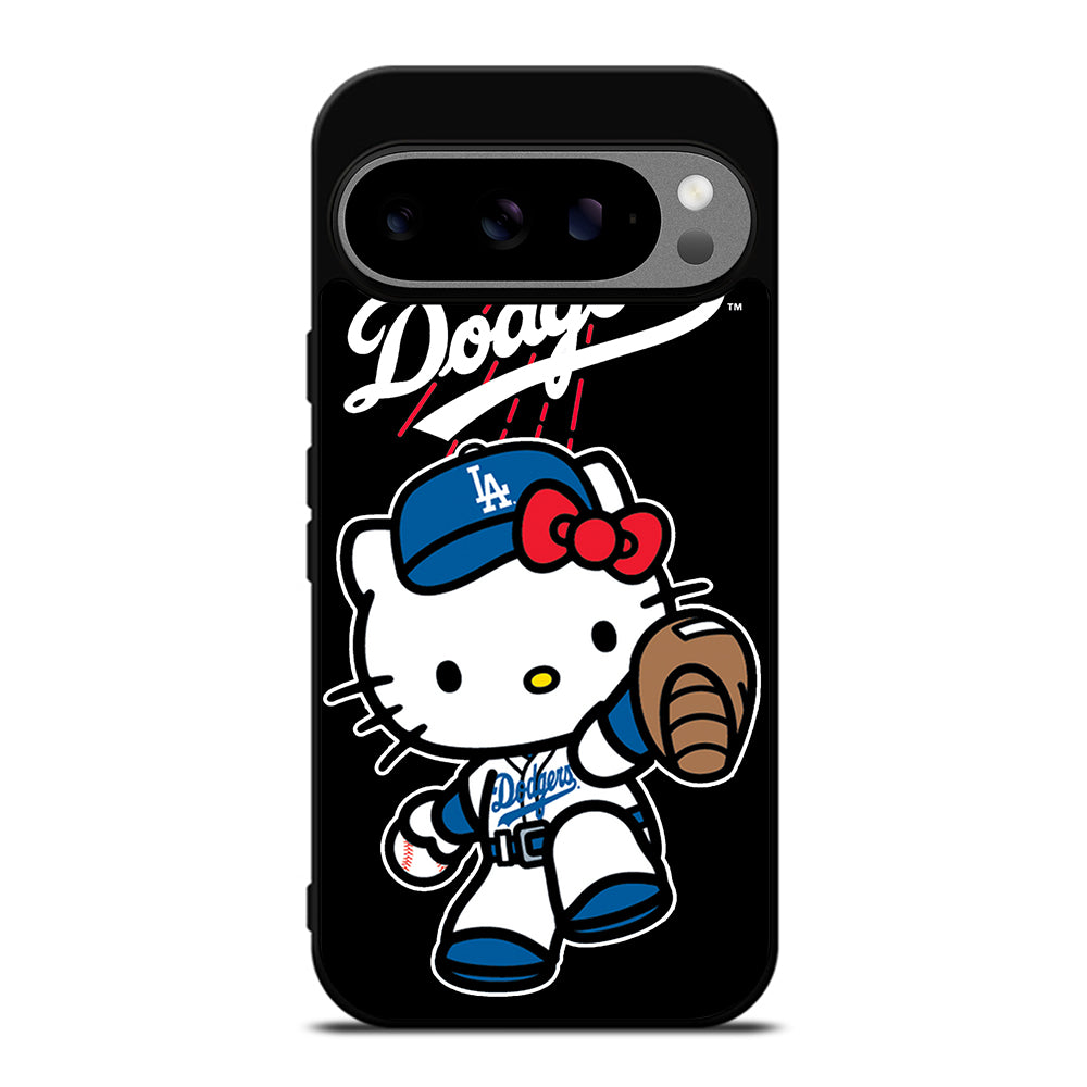 LA DODGERS HELLO KITTY MLB 2 Google Pixel 9 Pro XL Case Cover