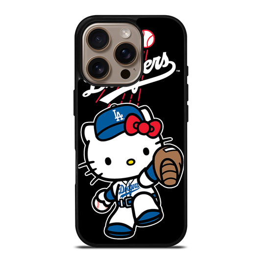 LA DODGERS HELLO KITTY MLB 2 iPhone 16 Pro Case Cover