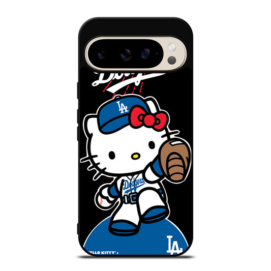 LA DODGERS HELLO KITTY MLB 3 Google Pixel 9 Pro Case Cover