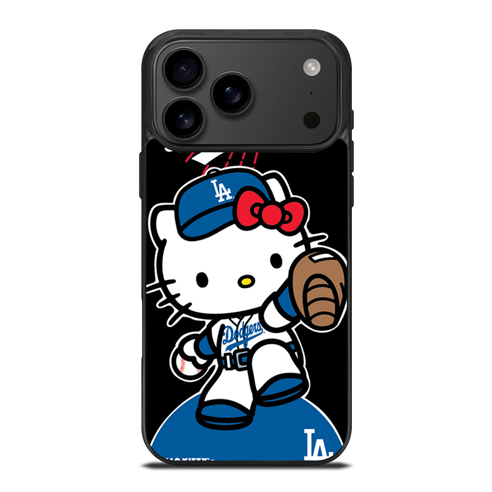 LA DODGERS HELLO KITTY MLB 3 iPhone 17 Pro Max Case Cover