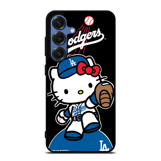 LA DODGERS HELLO KITTY MLB 3 Samsung Galaxy S25 Case Cover