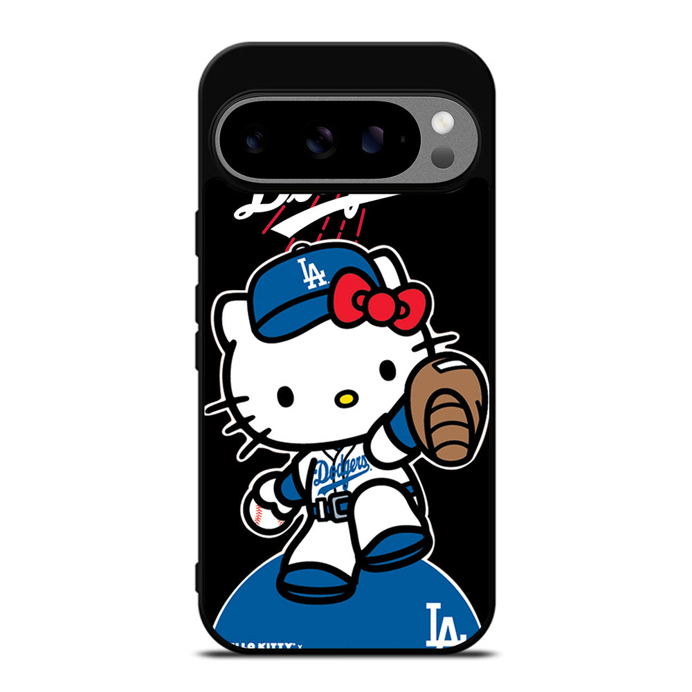 LA DODGERS HELLO KITTY MLB 3 Google Pixel 9 Pro XL Case Cover