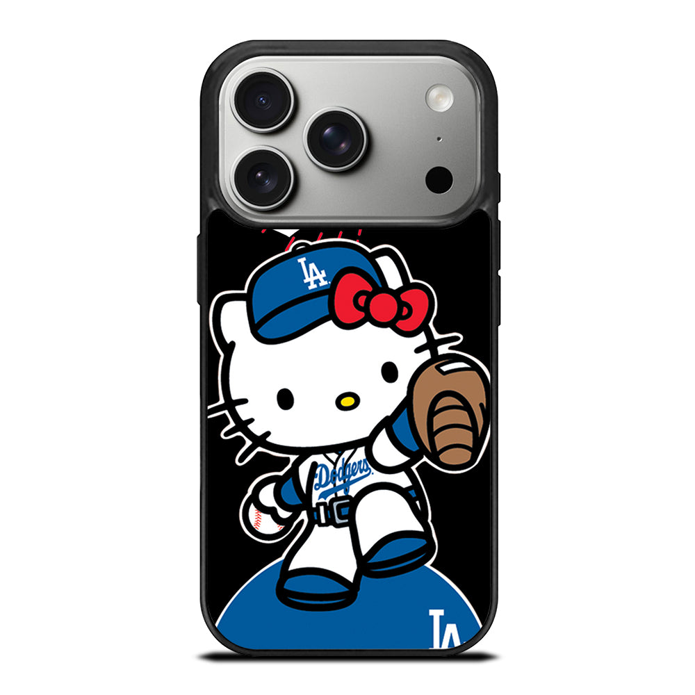 LA DODGERS HELLO KITTY MLB 3 iPhone 17 Pro Case Cover