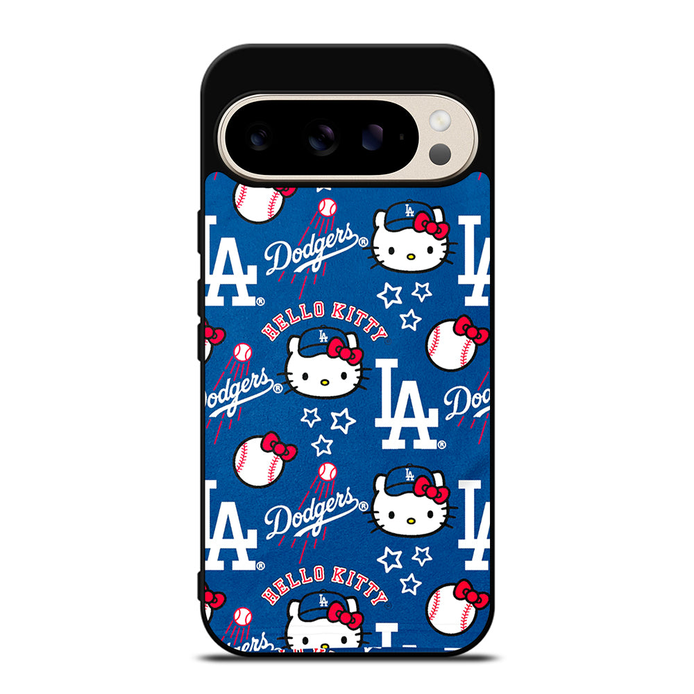 LA DODGERS HELLO KITTY PATTERN Google Pixel 9 Pro Case Cover