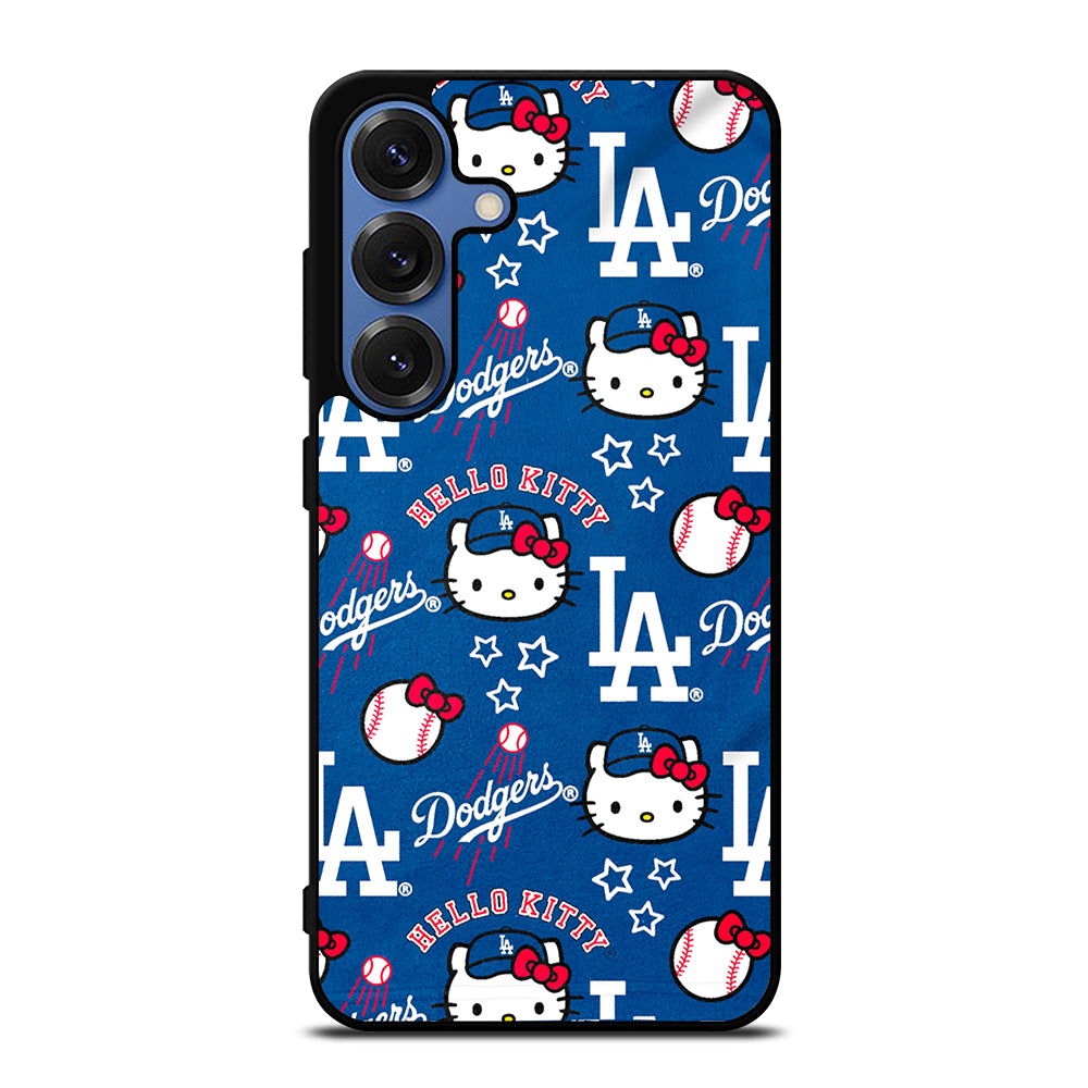 LA DODGERS HELLO KITTY PATTERN Samsung Galaxy S25 Case Cover