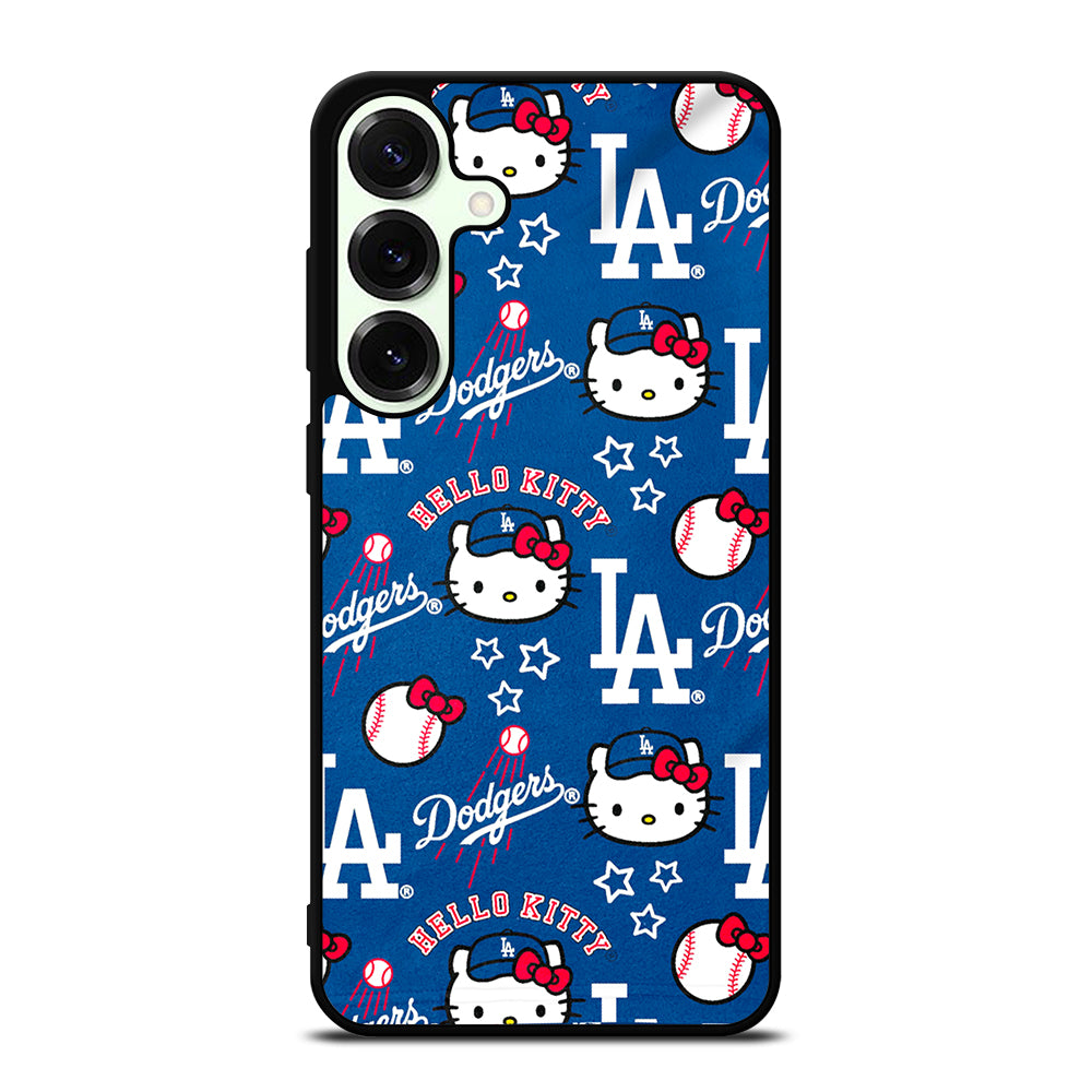 LA DODGERS HELLO KITTY PATTERN Samsung Galaxy S26 Plus Case Cover