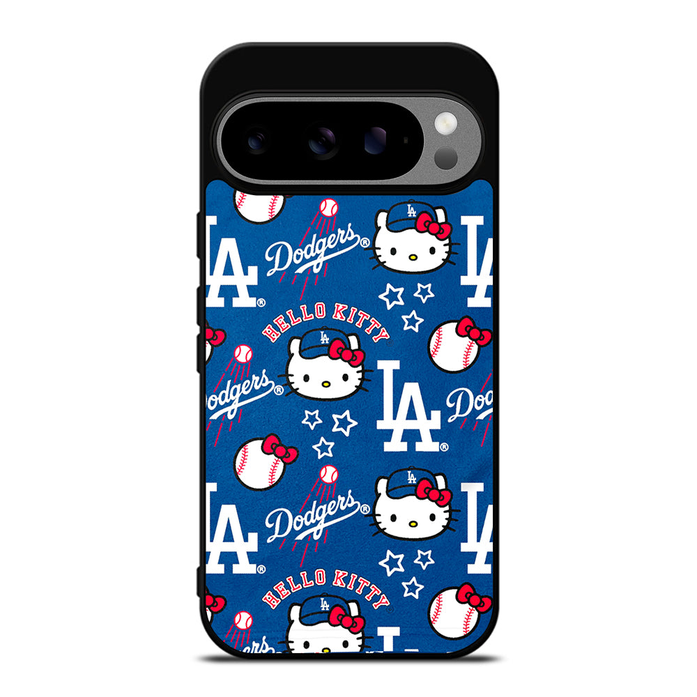 LA DODGERS HELLO KITTY PATTERN Google Pixel 9 Pro XL Case Cover