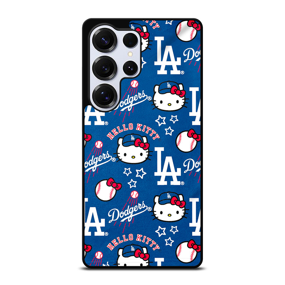 LA DODGERS HELLO KITTY PATTERN Samsung Galaxy S26 Ultra Case Cover